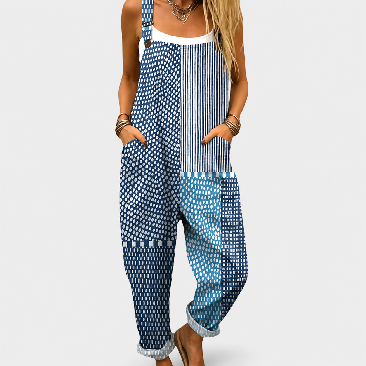 Bárbara - Behagelig jumpsuit med print