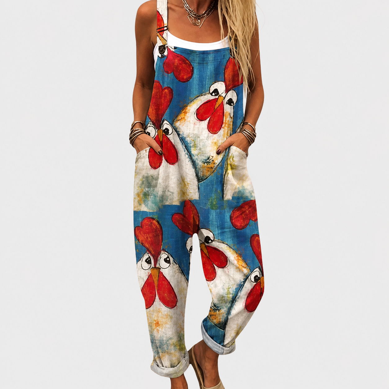 Margarida - Behagelig jumpsuit med mønster