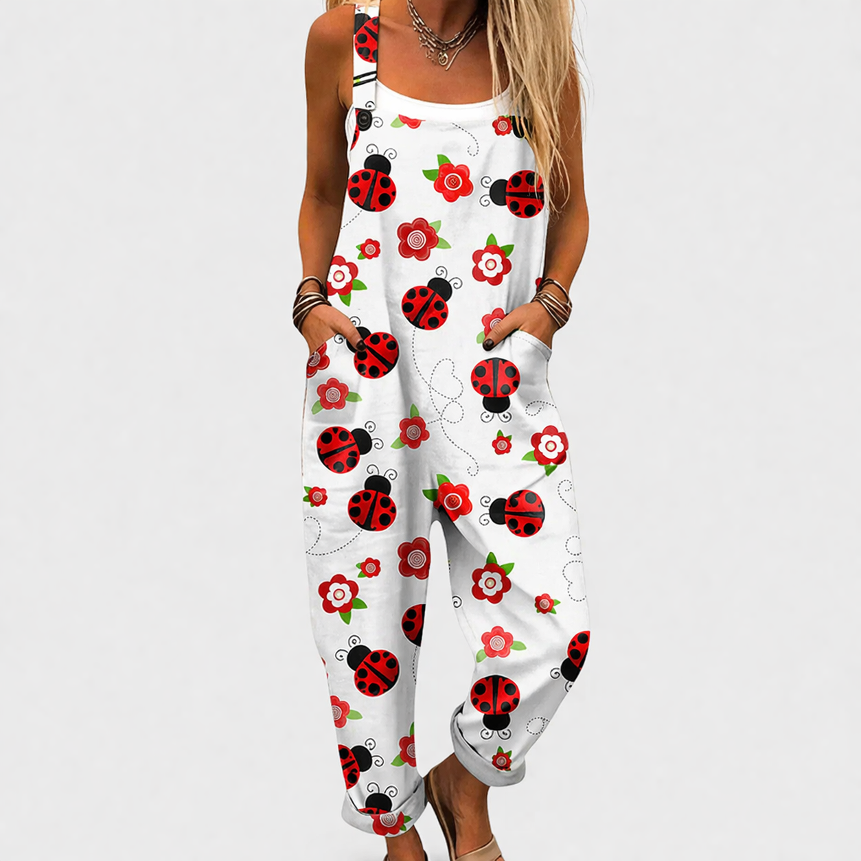 Graca - Behagelig jumpsuit med print