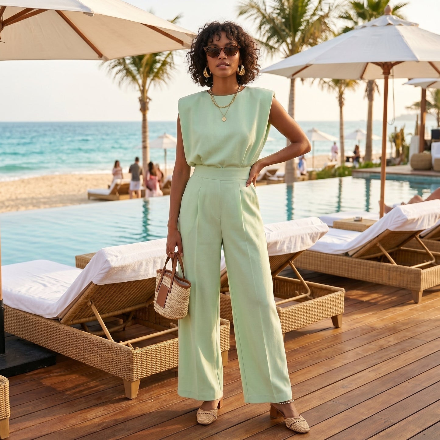 Bruna - Struktureret Jumpsuit