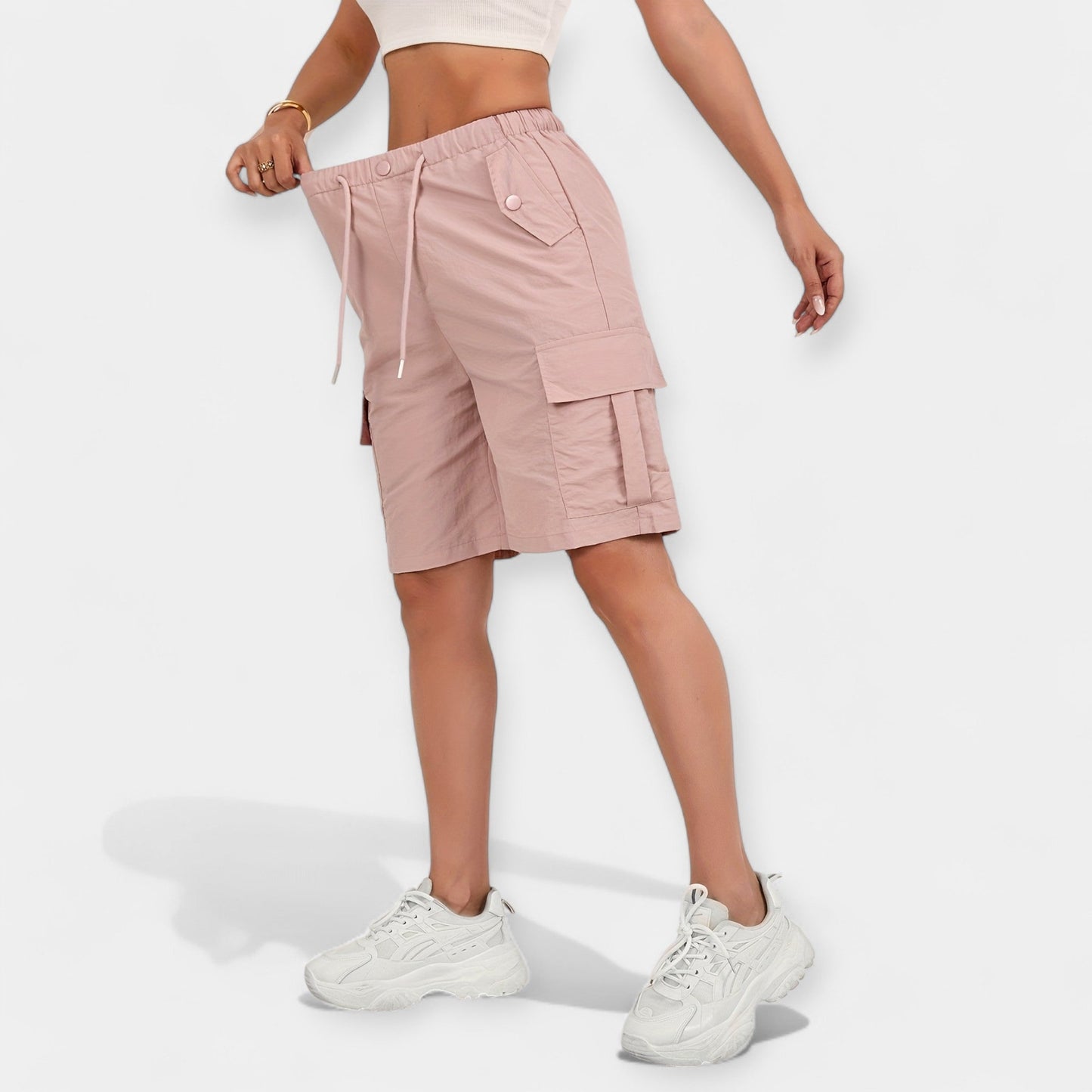 Dame cargo-shorts til sommer