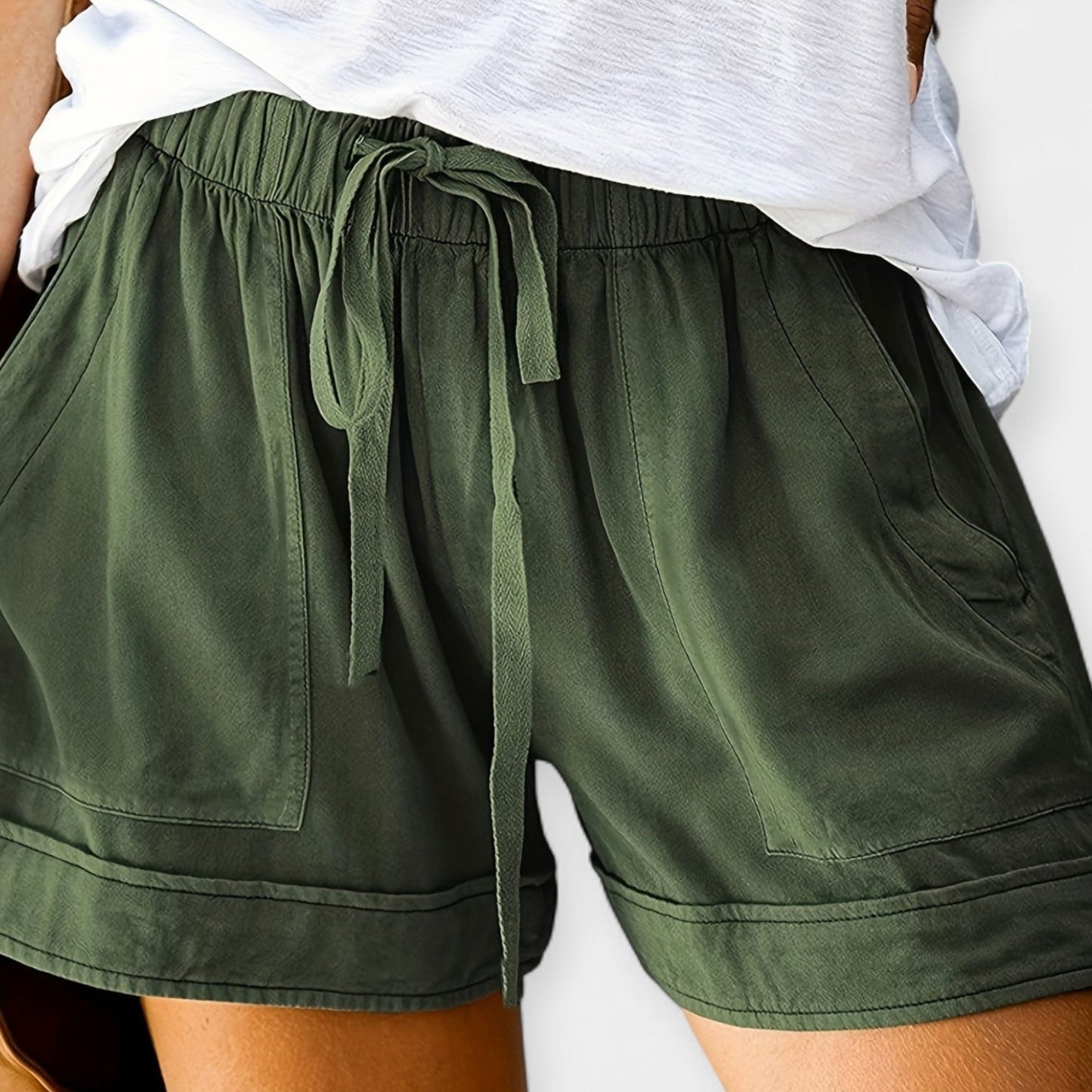 Shorts med justerbar linning