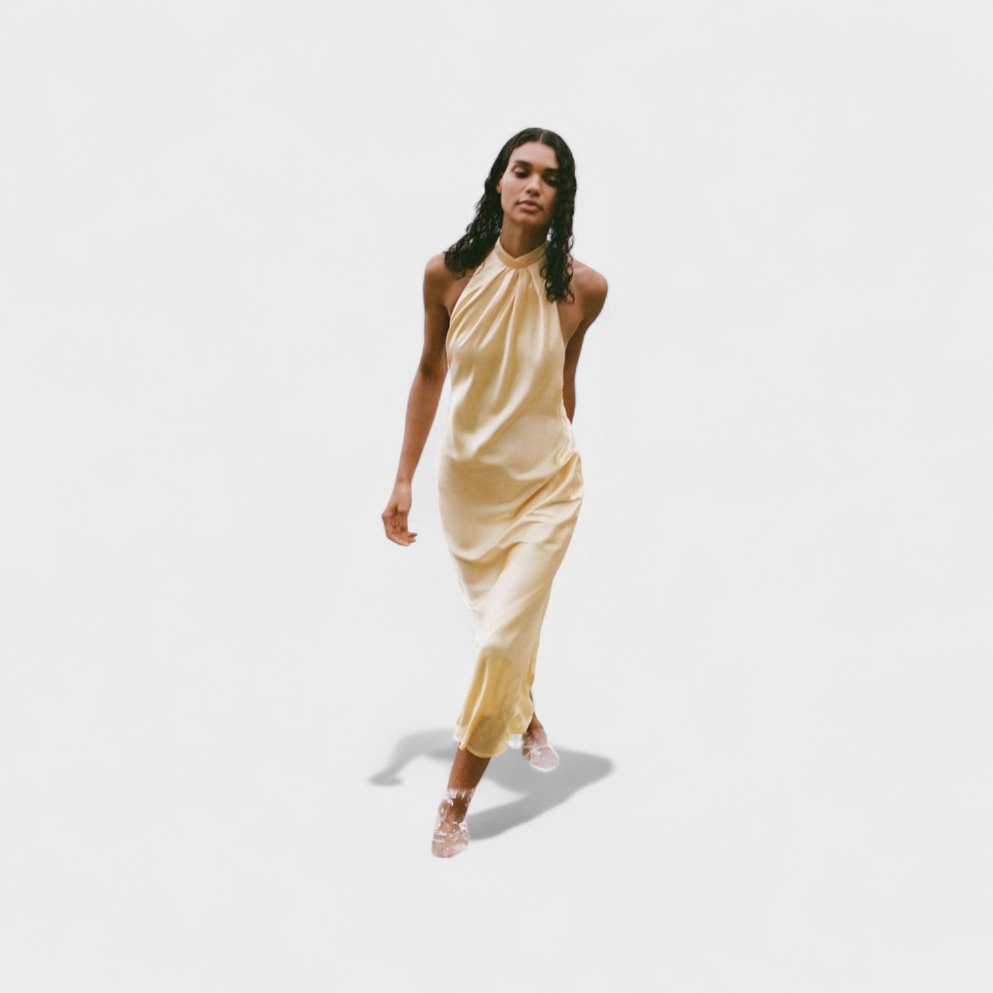 Beatriz - Midi-kjole i satin