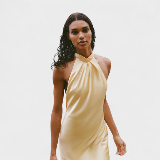 Beatriz - Midi-kjole i satin