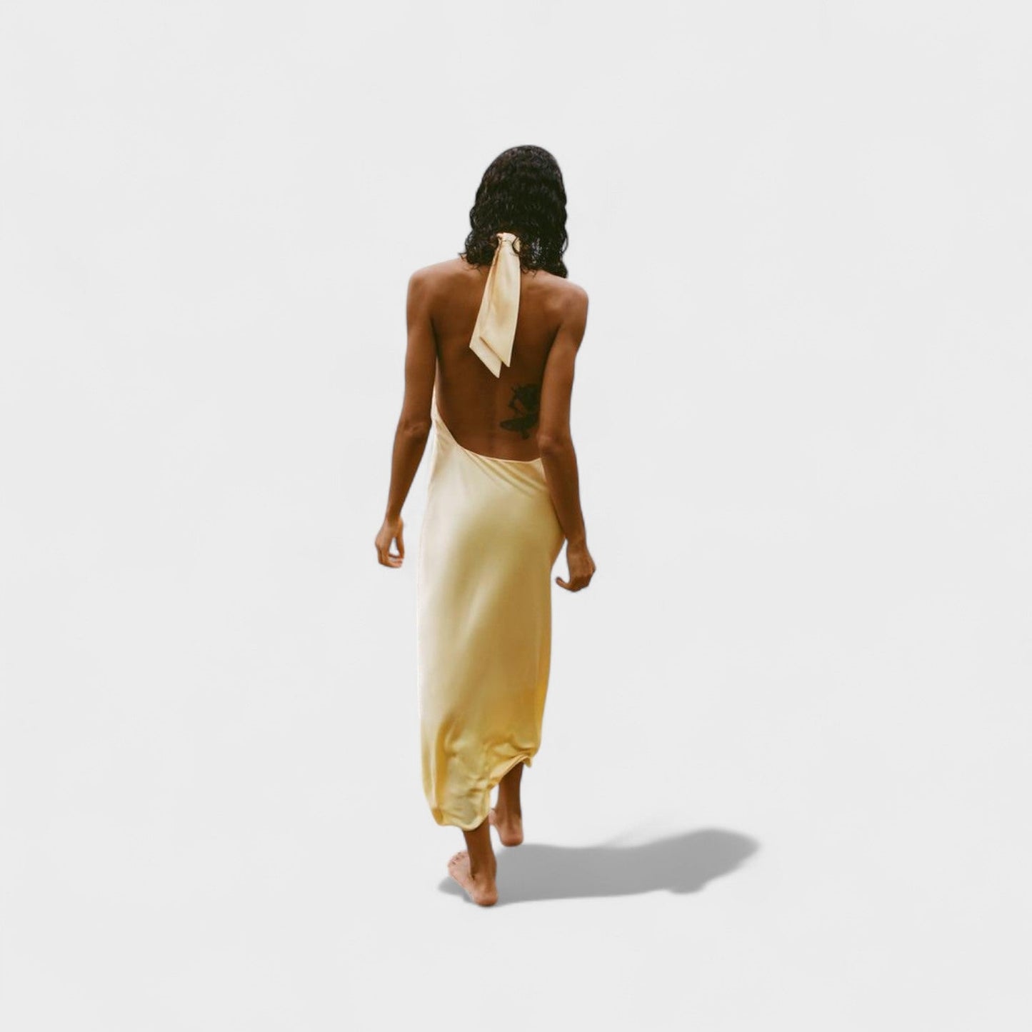 Beatriz - Midi-kjole i satin