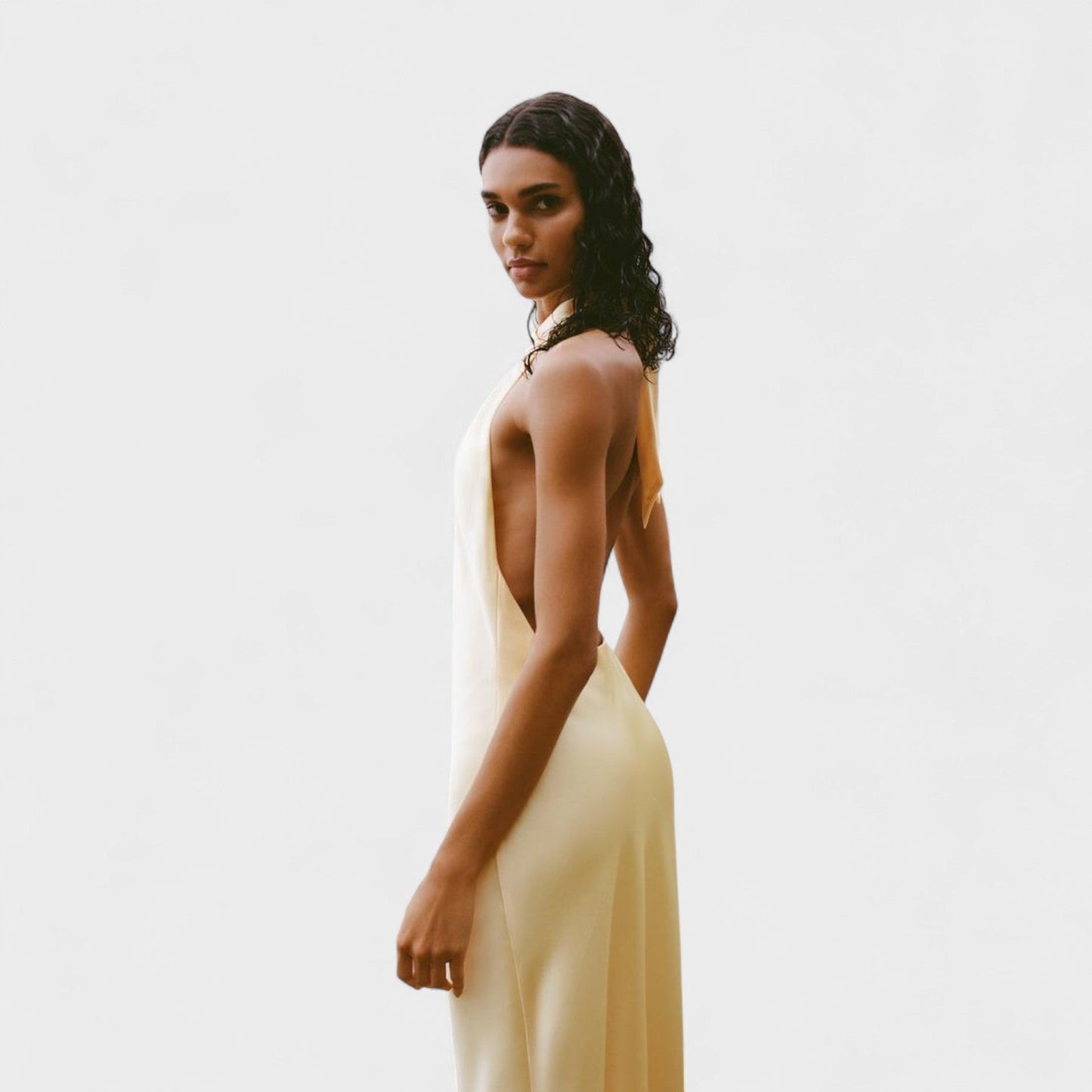 Beatriz - Midi-kjole i satin