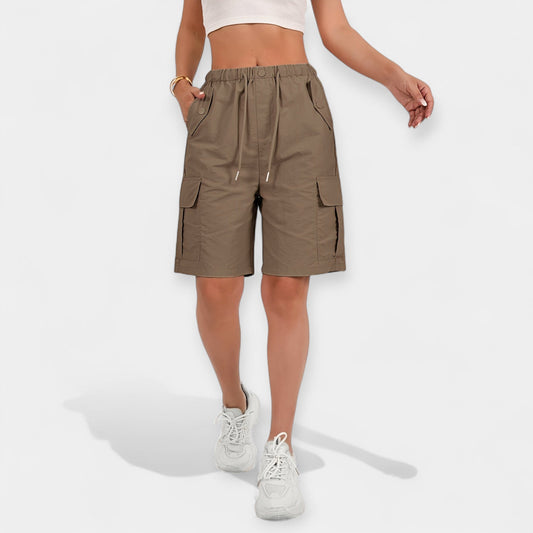 Dame cargo-shorts til sommer