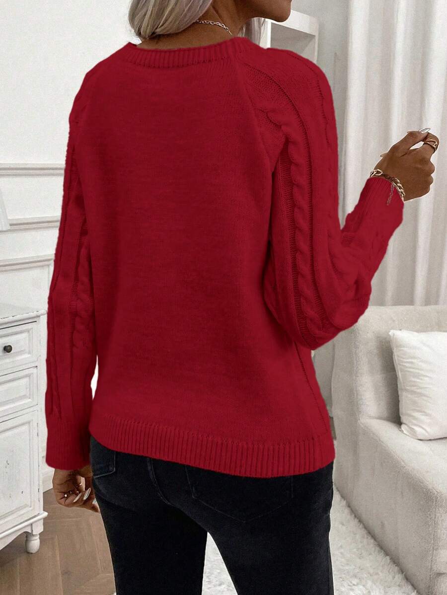 Francisca - Strikket cardigan med knapper