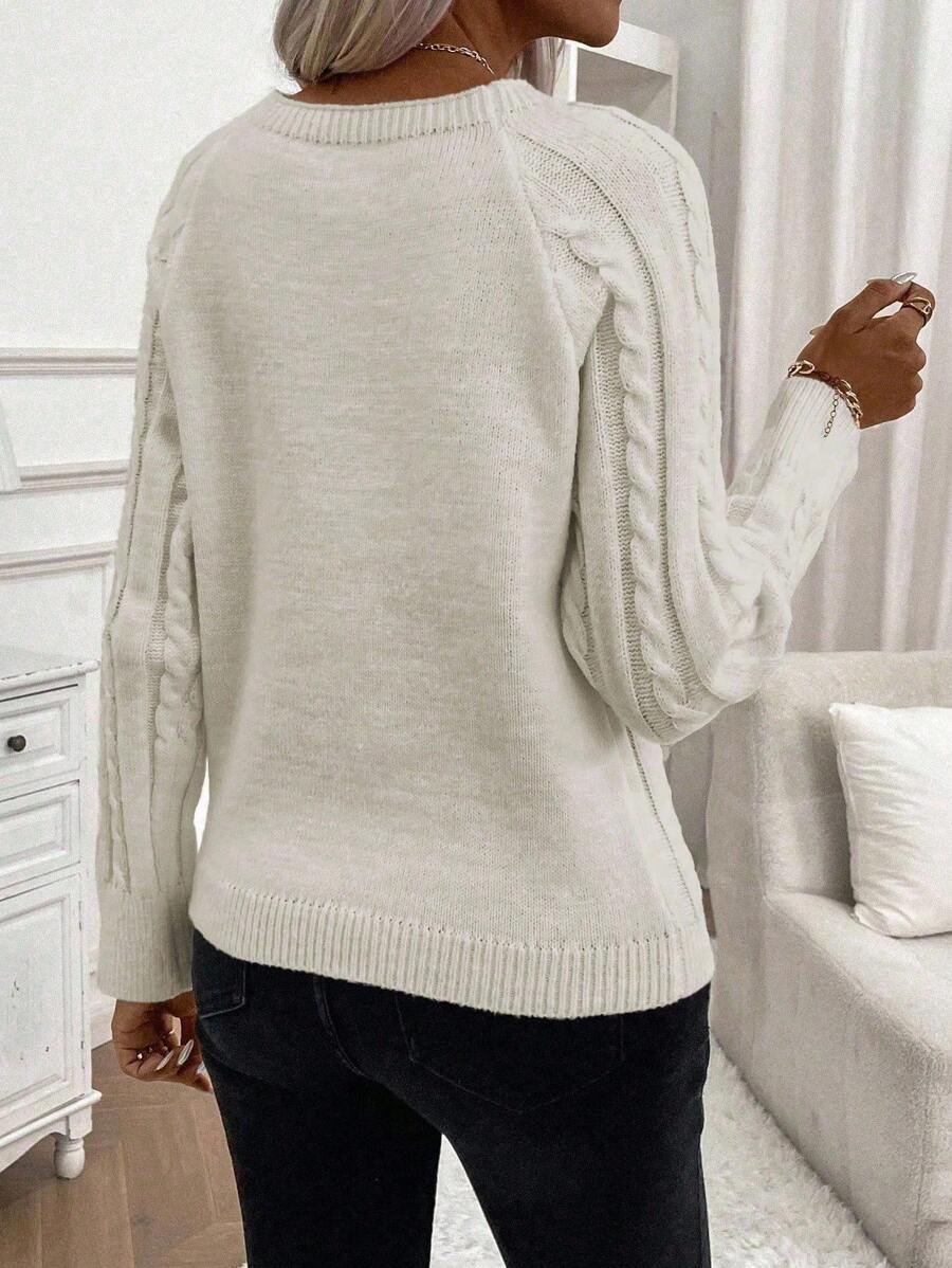 Francisca - Strikket cardigan med knapper