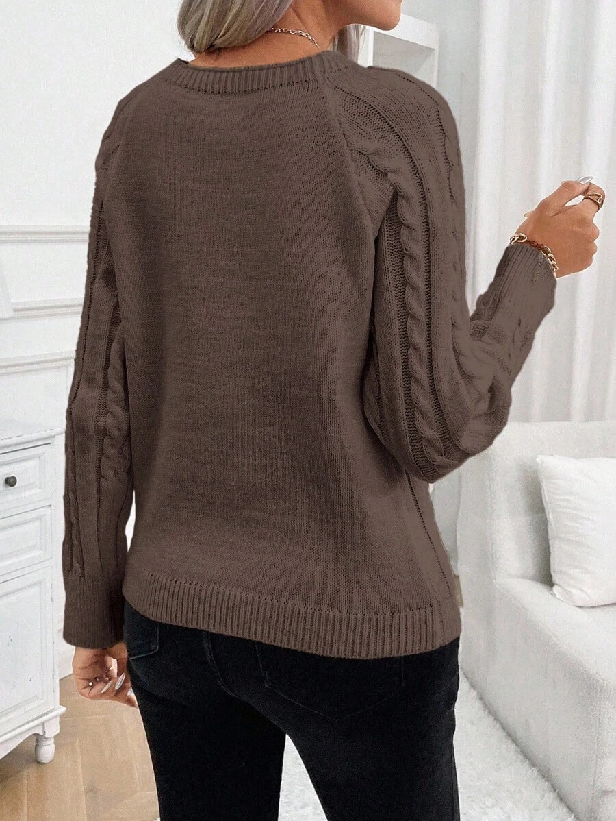 Francisca - Strikket cardigan med knapper