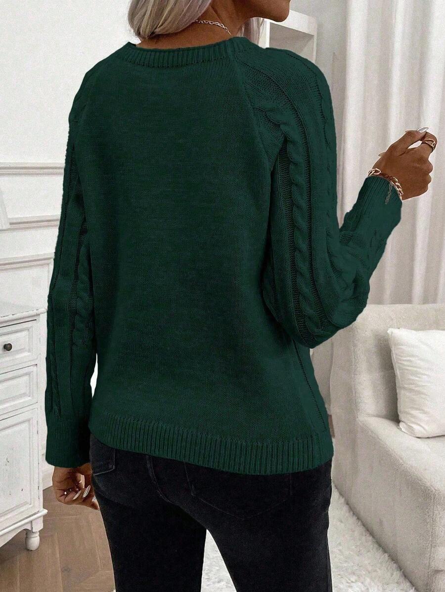 Francisca - Strikket cardigan med knapper