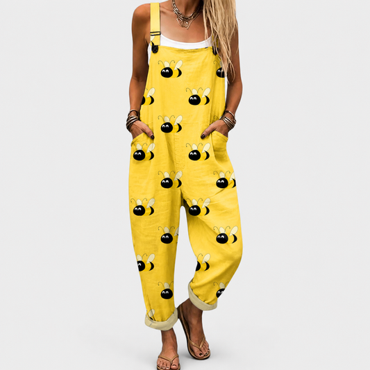 Natália - Komfortabel jumpsuit med print