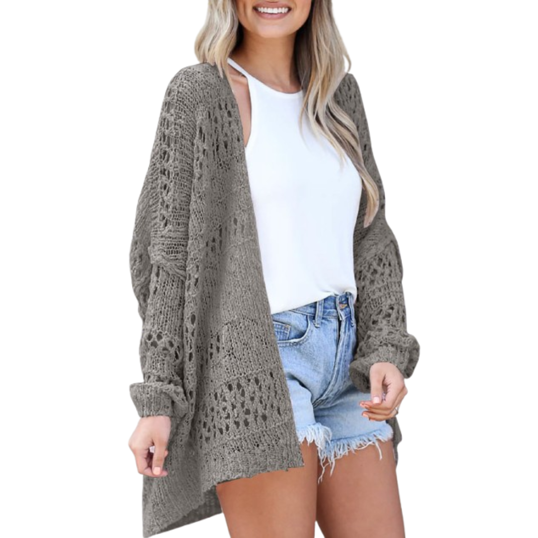 Noemi – Let og Oversize Boho Cardigan til Sommerbrug