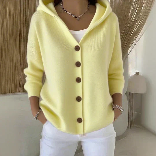 Felícia - Moderne cardigan med hætte