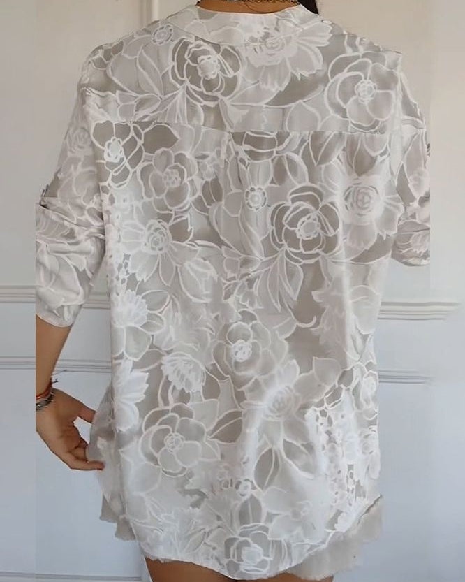 Camila - Elegant bluse med lomme