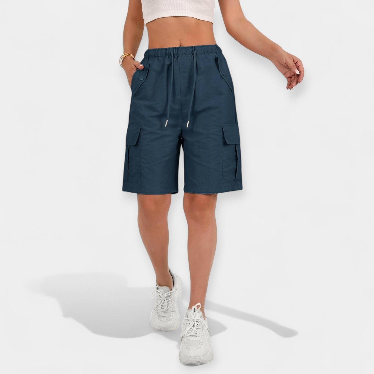 Dame cargo-shorts til sommer