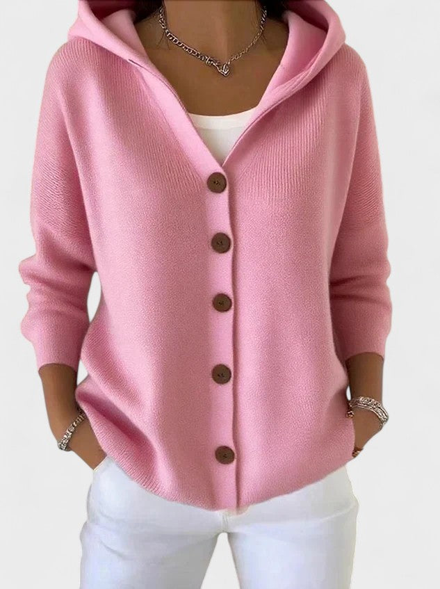 Felícia - Moderne cardigan med hætte