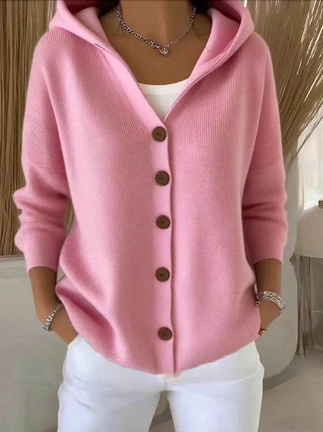 Felícia - Moderne cardigan med hætte