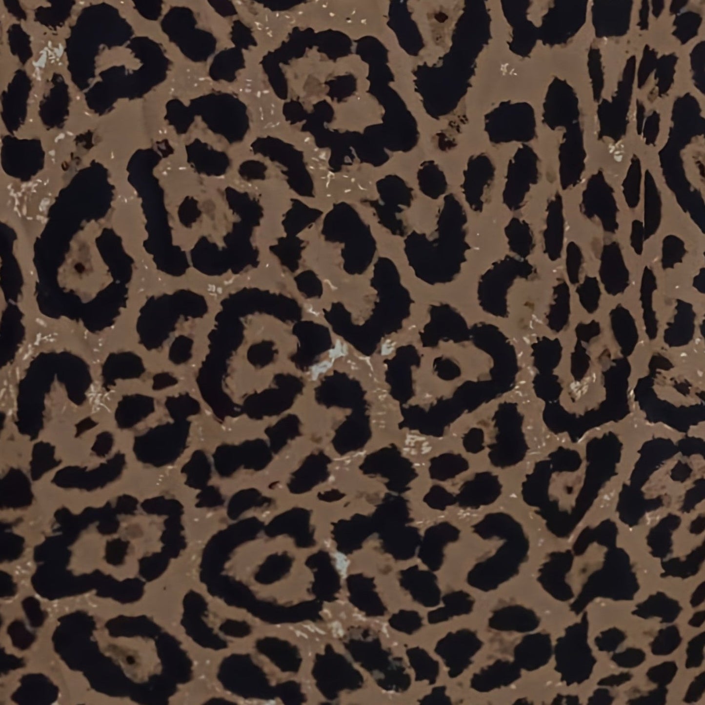 Lara - Midinederdel med leopardprint