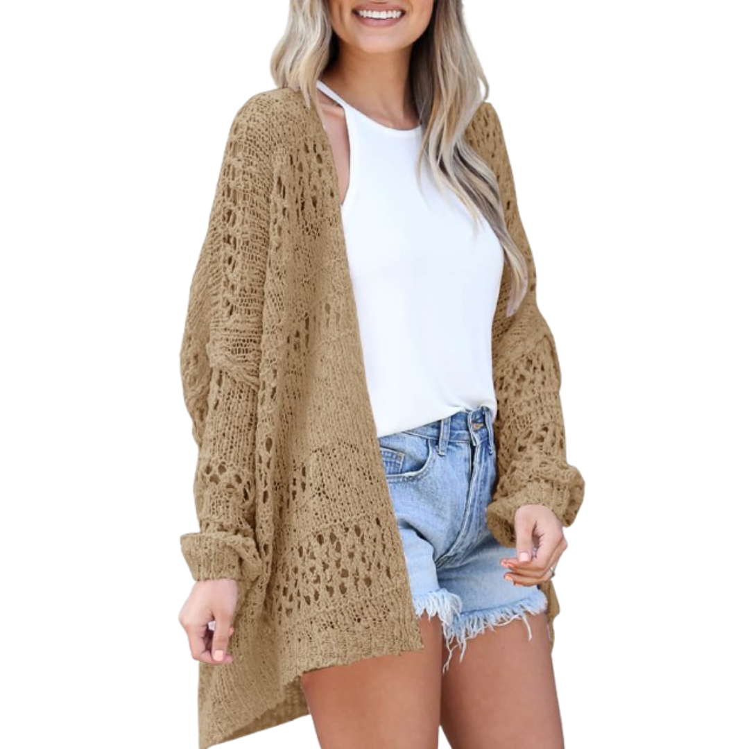 Noemi – Let og Oversize Boho Cardigan til Sommerbrug