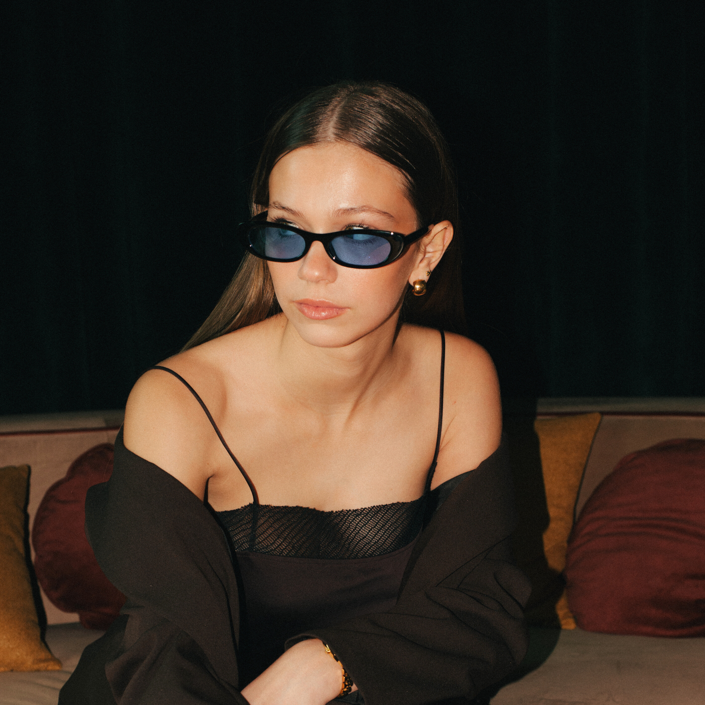 SOPHIA / SORT BLÅ