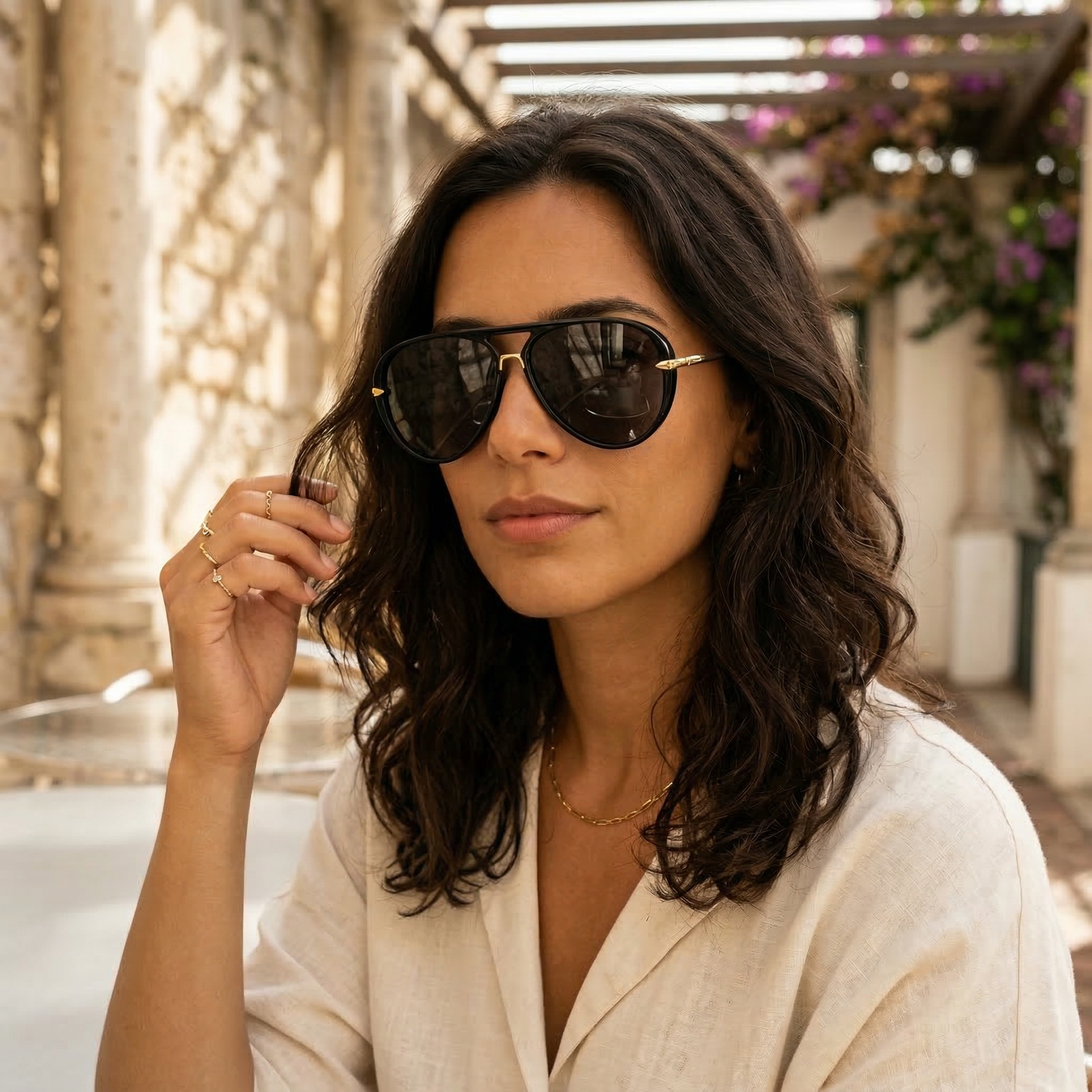 Leonor - Aviator-solbriller