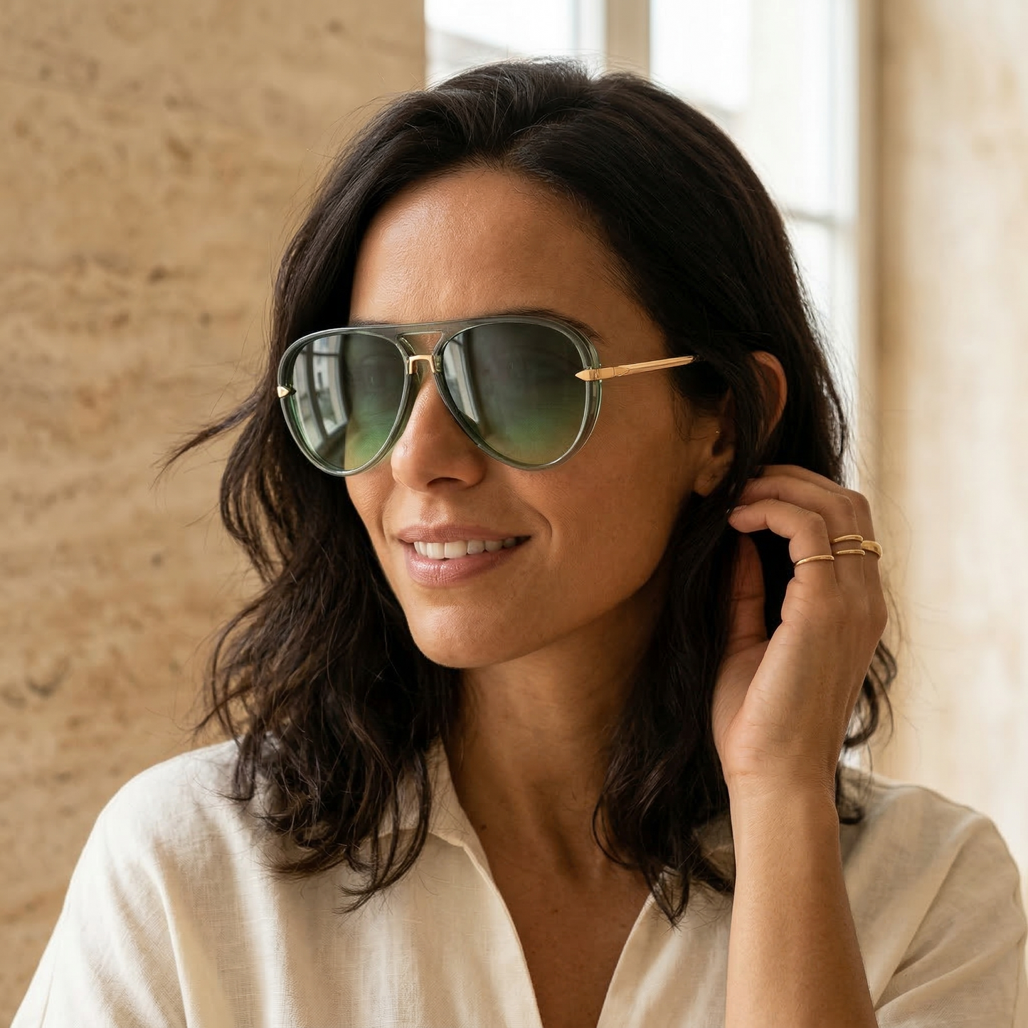 Leonor - Aviator-solbriller