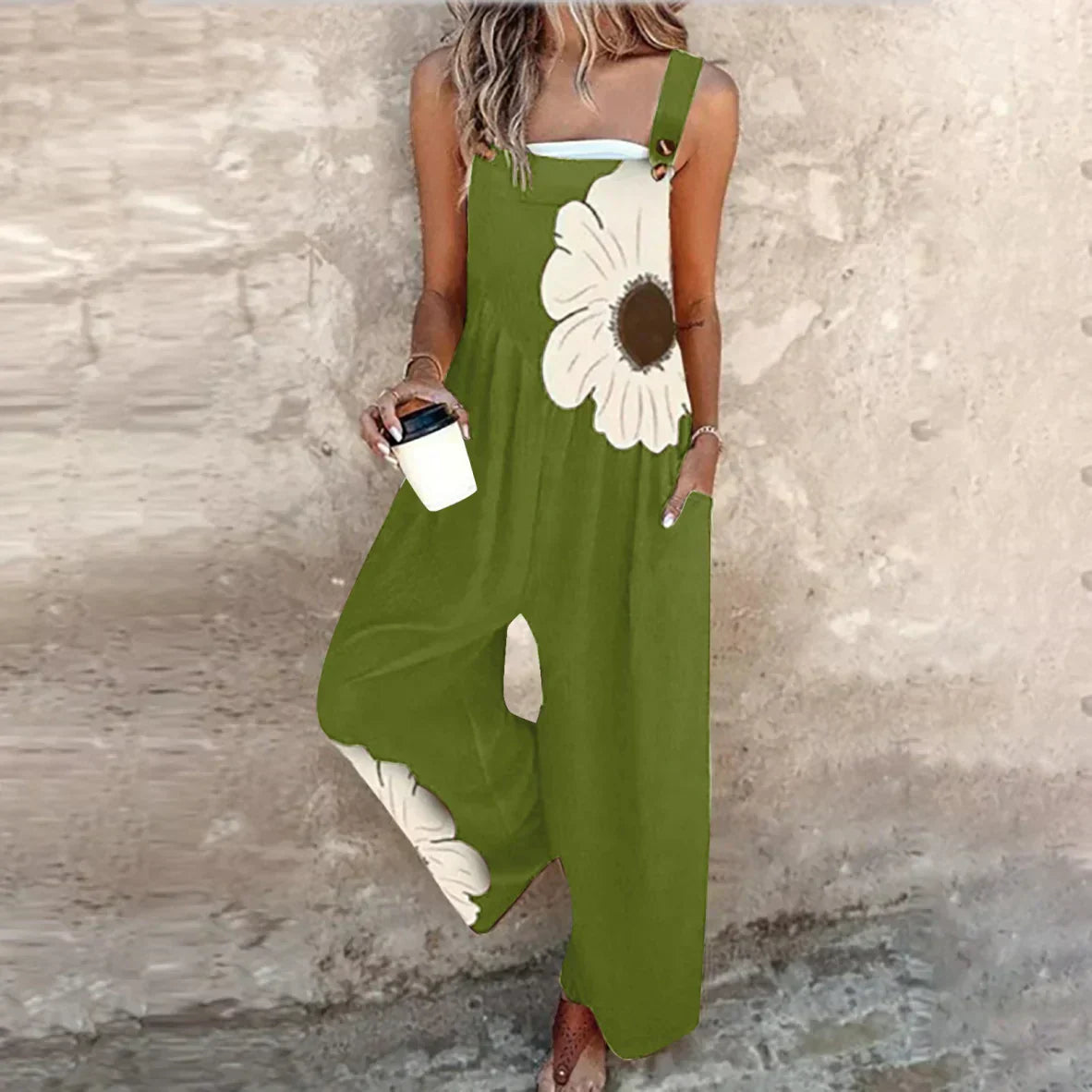 Joana - Behagelig jumpsuit med print