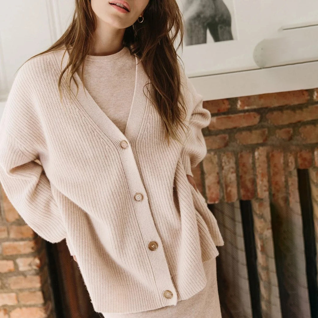 Bea - Elegant Cardigan i Kashmir