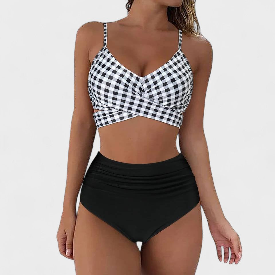 Marta - Højtaljet Bikinibukser Sommerstil